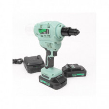 Máquina de rebitar KIELDER 18V 2 baterias 2Ah + mala + carregador