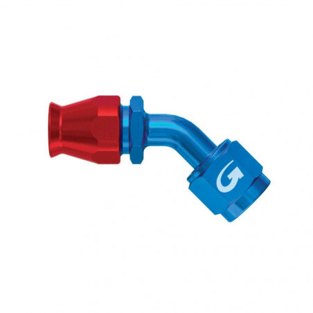 Racord 45° Dash 6 (9/16) Goodridge aluminio