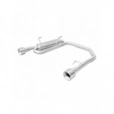 Duplex INOXCAR PEUGEOT 206 1,6 16V XS 01-06 salidas redondas 102mm