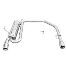 Duplex INOXCAR PEUGEOT 206 2,0 16V 136hp 99-04 saídas redondas 80mm