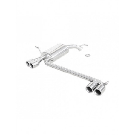 Dúplex INOXCAR 407 2,7 HDI 2006 tubos de escape redondos 2x80mm