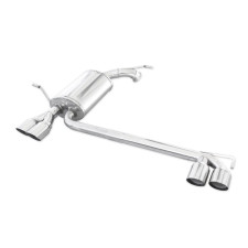 Duplex INOXCAR 407 2,7 HDI 2006 tubos de escape redondos 2x80mm Racing