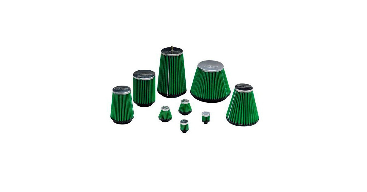 Filtro de aire cónico GREEN FILTER oro Diámetro 75mm 140x120mm altura 130mm