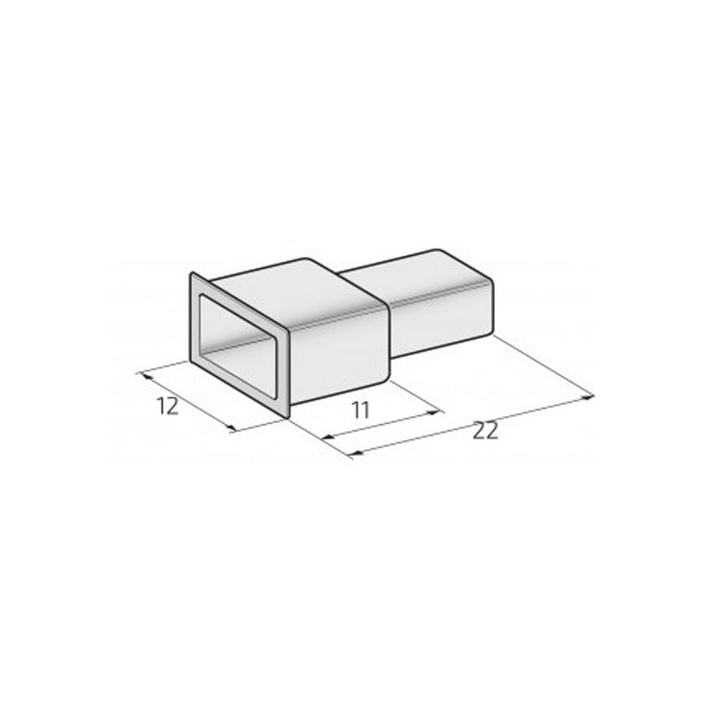 Tampas de terminais com isolamento macho (200 unidades)Array