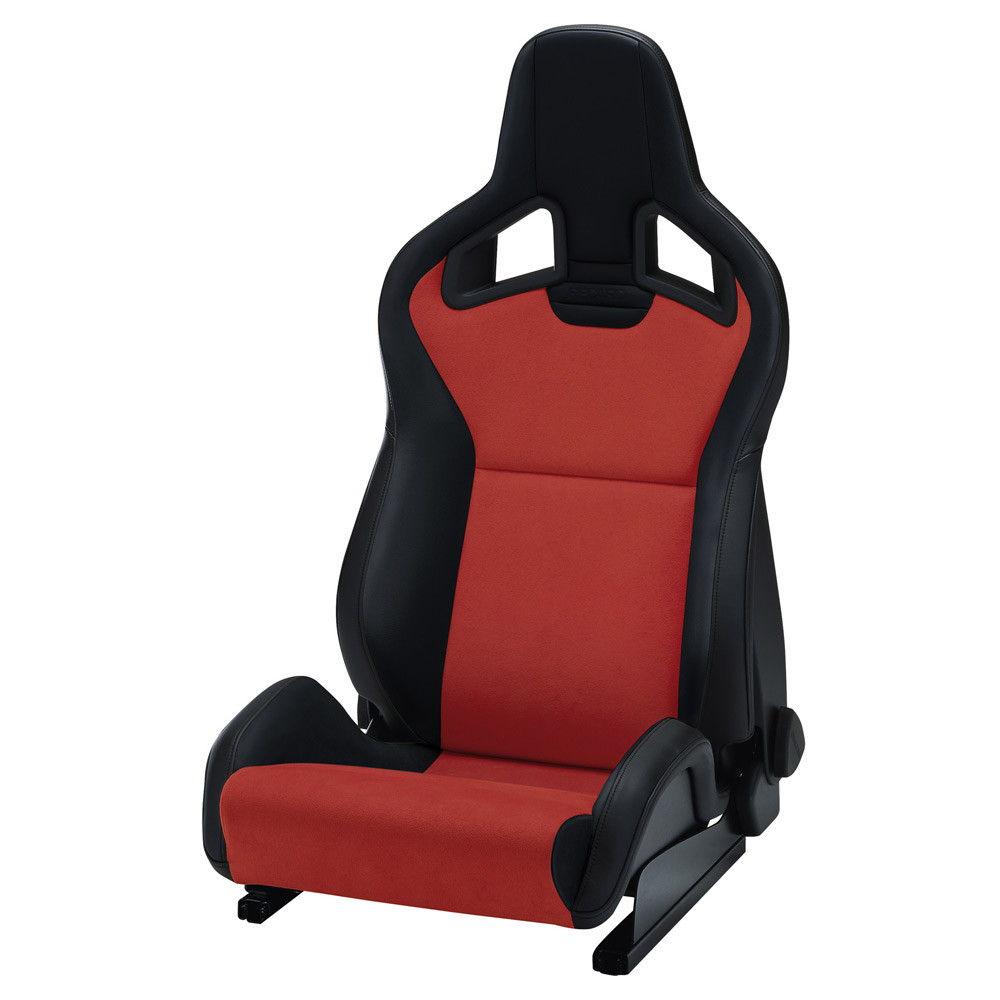 baquet RECARO Sportster CS com pack Climat - Dinamica red / Sky black lado direitoArray