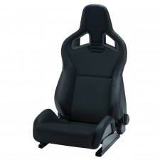 Asiento baquet RECARO Sportster CS con calefacción - piel negra lado derecho