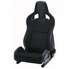 Asiento Semibaquet RECARO Sportster CS con Airbag universal lateral - Dinamica negro / Sky negro
