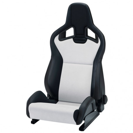 Asiento Semibaquet RECARO Sportster CS con Airbag universal lateral y pack Climat - Dinamica gris / Sky negro