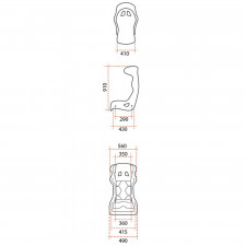 2 Pack 2 bancos de balde GT2i Pro-02M FIA