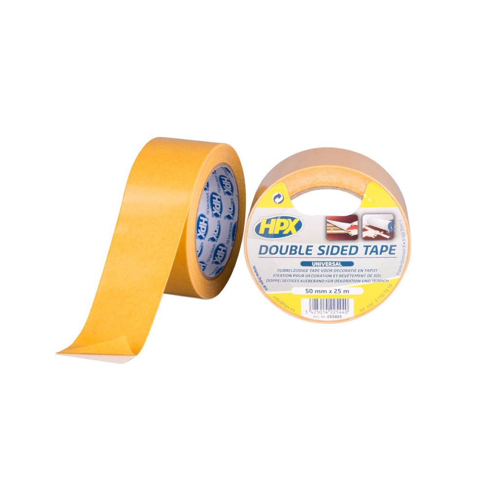 HPX cinta adhesiva blanca doble cara 50mm x 25mArray