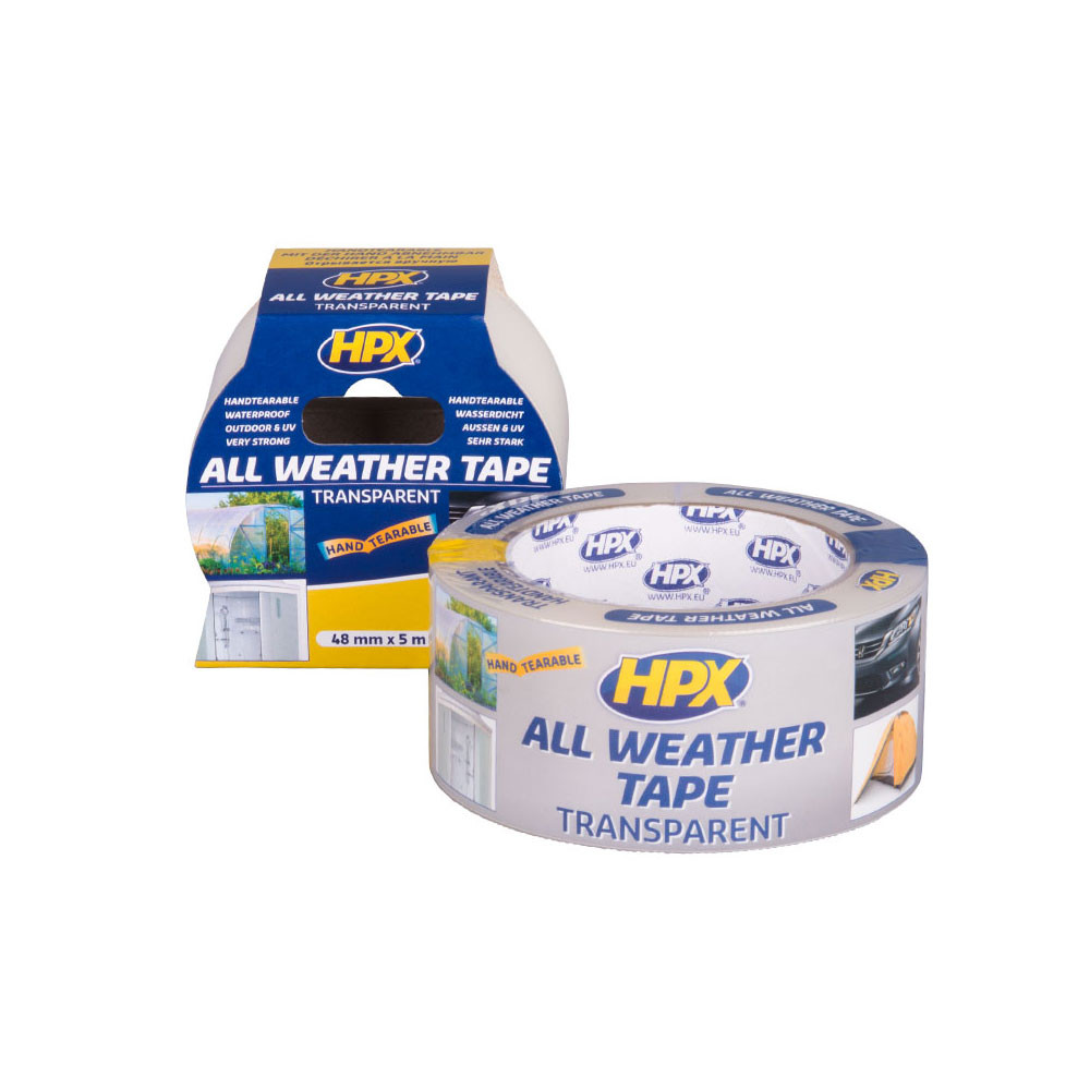 HPX Fita adesiva para todas as condições climatéricas transparente 48 mm x 25 mArray