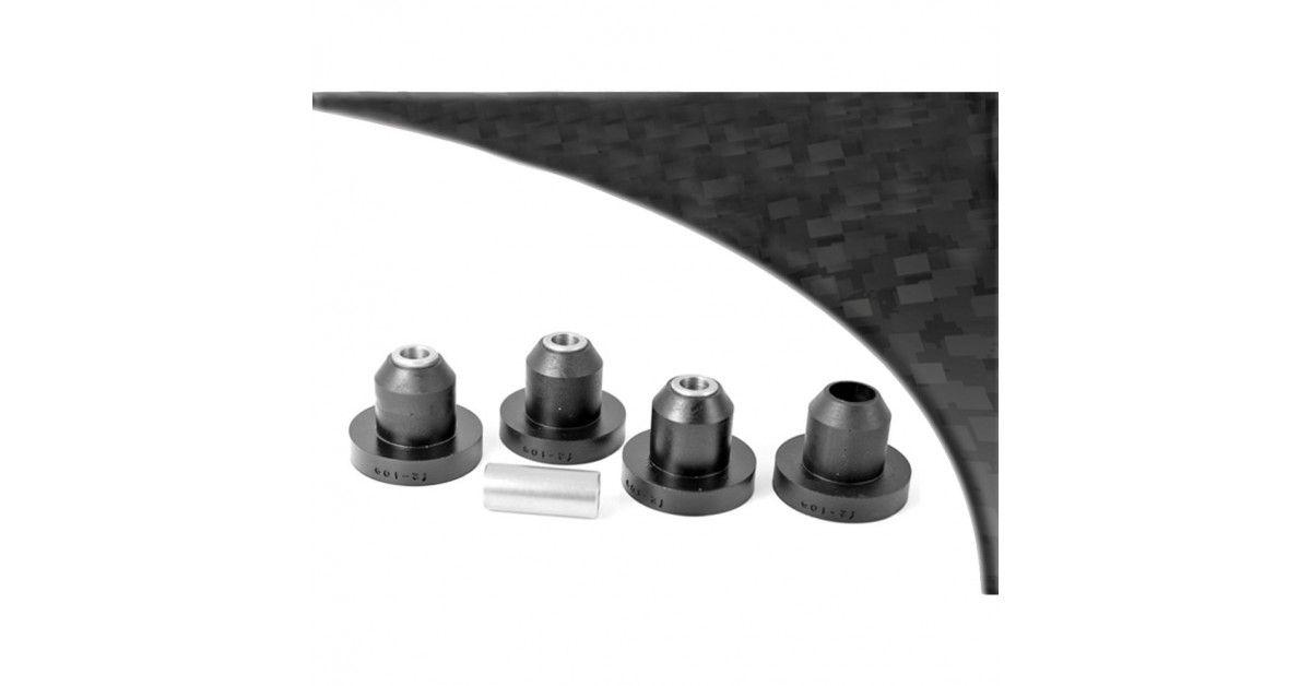 Silent-block Powerflex Black brazo trasero eje 12mm (4 piezas)