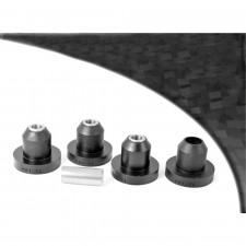 Silent-block Powerflex Preto Traseiro do braço de ferro Citroën Saxo / Peugeot 106 (4 peças)
