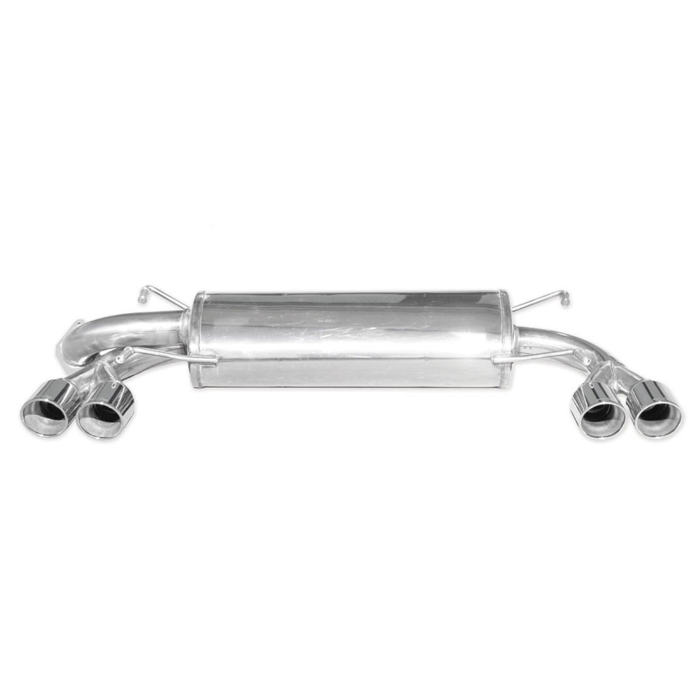 Inoxcar Subaru Impreza 2.5 STi 2008 2x80mm X-Race Terminal de Escape em Aço InoxidávelArray