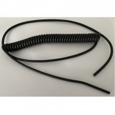 Cordón con espiral 4 hilos 0.14mm² 0.2m