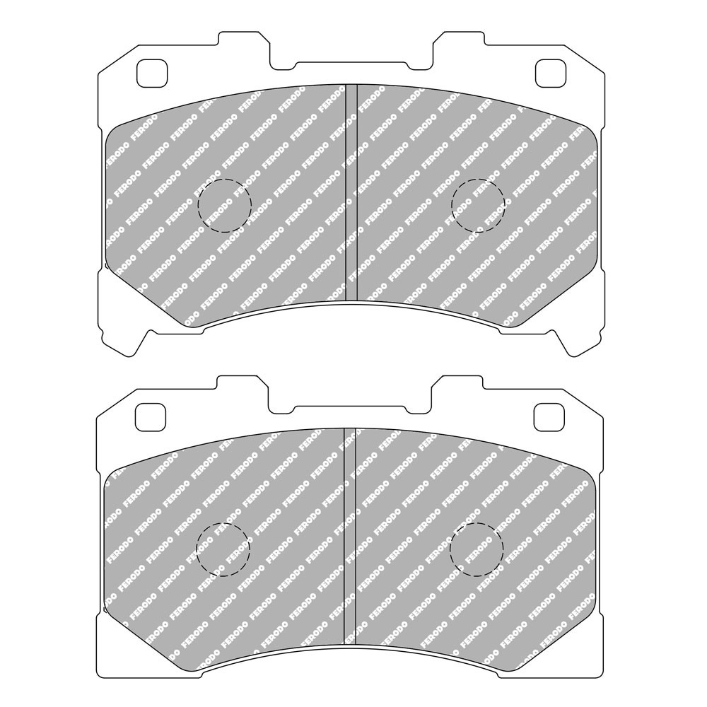 Pastilhas de travão Ferodo DS2500 dianteiras Toyota Yaris GR 2020-Array