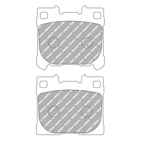 Pastillas de freno Ferodo DS2500 trasero Toyota Yaris GR 2020-