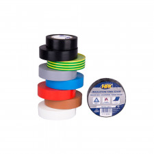 Cinta aislante HPX PVC VDE 19mm x 20m juego de 10