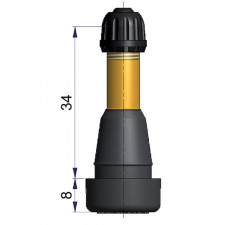 Válvula tubeless engomada de alta presión 5.5 bar