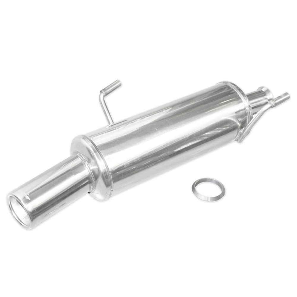 Terminal Escape Inox Inoxcar Peugeot 206 1.4 HDi 1x80mmArray