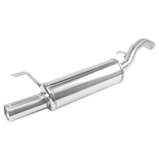 Sistema de escape em aço inoxidável Inoxcar Fiat Stilo 2.4 20v Abarth 1x80mm