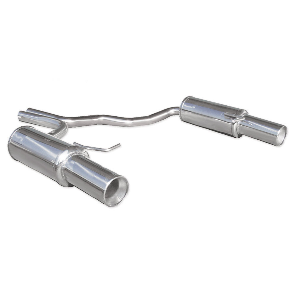 Terminal Escape Inox Inoxcar Audi A4 1.8T 20v Después 2001 1x102mmArray