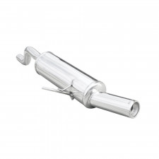 Terminal Escape Inox Inoxcar Renault Clio 2 1.4 16v Después 1999 1x80mm