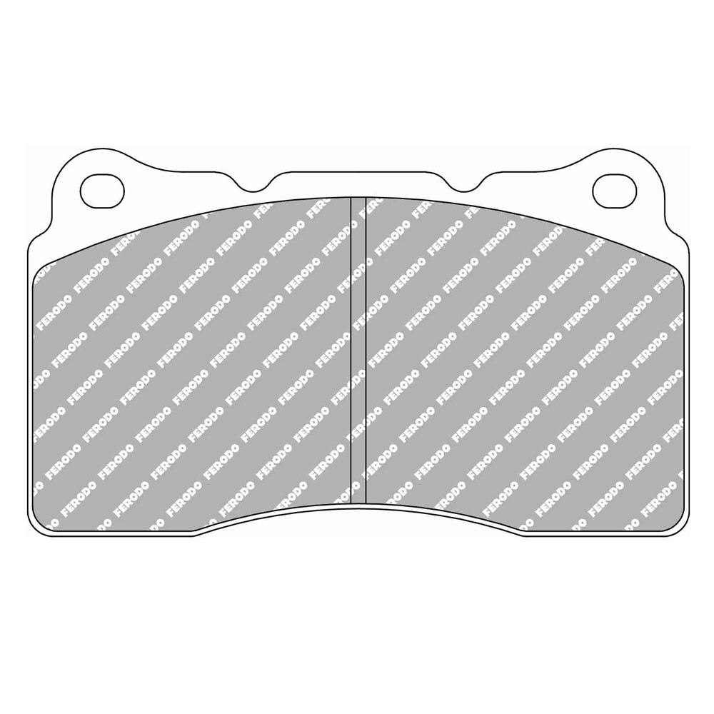 Pastillas de freno Ferodo DS 3.12 delantero Mitsubishi Evo 5/6/7/8/9/10 - Renault Megane 3 2.0 RS/Megane 4 1.8 RSArray