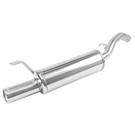 Sistema de escape em aço inoxidável Inoxcar Fiat Stilo 1.6 16S 103ch 1x80mm