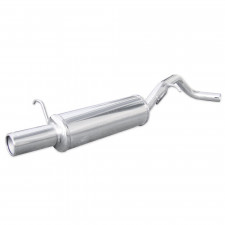 Sistema de escape em aço inoxidável Inoxcar Volkswagen Polo 1.4i 2006-2008 1x80mm