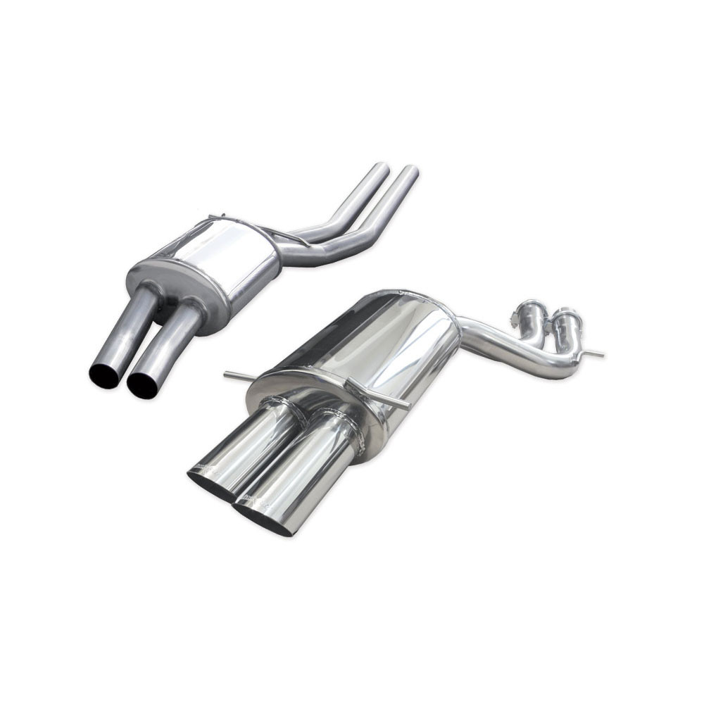 Inoxcar Audi RS4 2.7 BiTurbo 2x80mm Racing Terminal de Escape em Aço InoxidávelArray