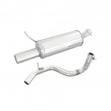 Escape Inoxcar Silencioso Trasero 1X80 VOLKSWAGEN GOLF 4 1.9 TDI (130CV) 2001-2004 diám 55