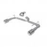 Sistema de escape em aço inoxidável Inoxcar Fiat 500 Abarth 102x80mm