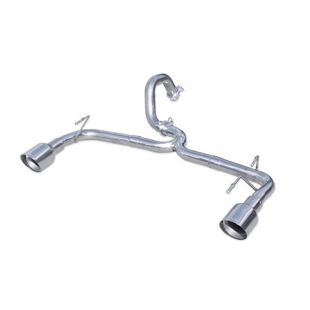 Sistema de escape em aço inoxidável Inoxcar Fiat 500 Abarth 102x80mm RacinArray