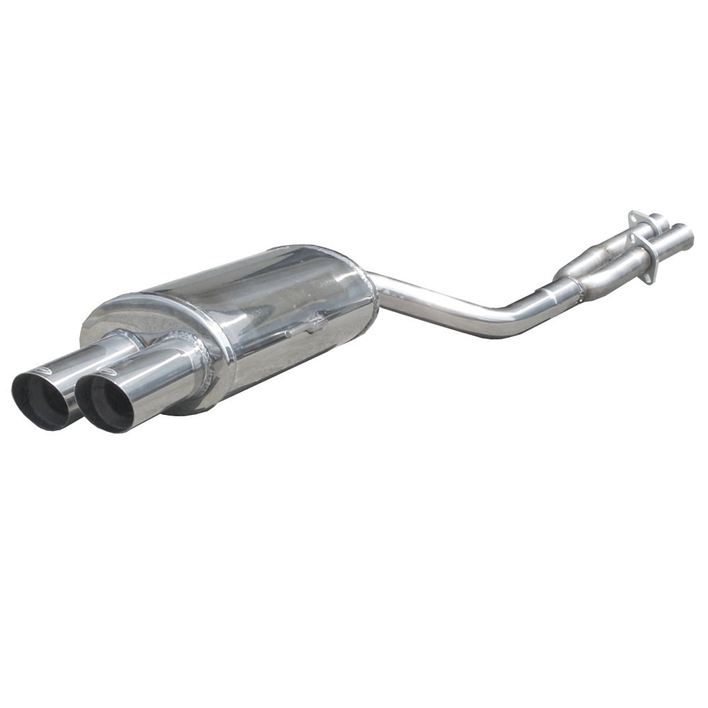 Inoxcar Aço Inoxidável BMW 325i/328i E36 2x80mm Terminal de Escape de CorridaArray