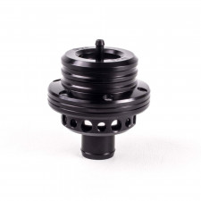 Válvula de descarga FORGE doble pistones circuito abierto negro para Citroën, Fiat, Ford, Opel