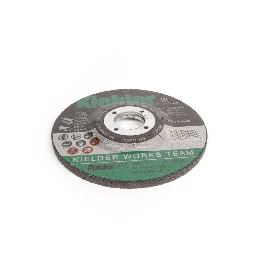 Disco abrasivo KIELDER 115mm x 6mm x 22.2mm (unidad)Array