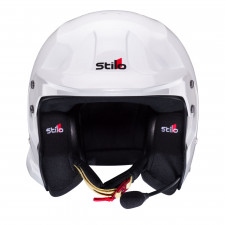 Capacete em material compósito Stilo Venti Trophy Plus branco no interior preto