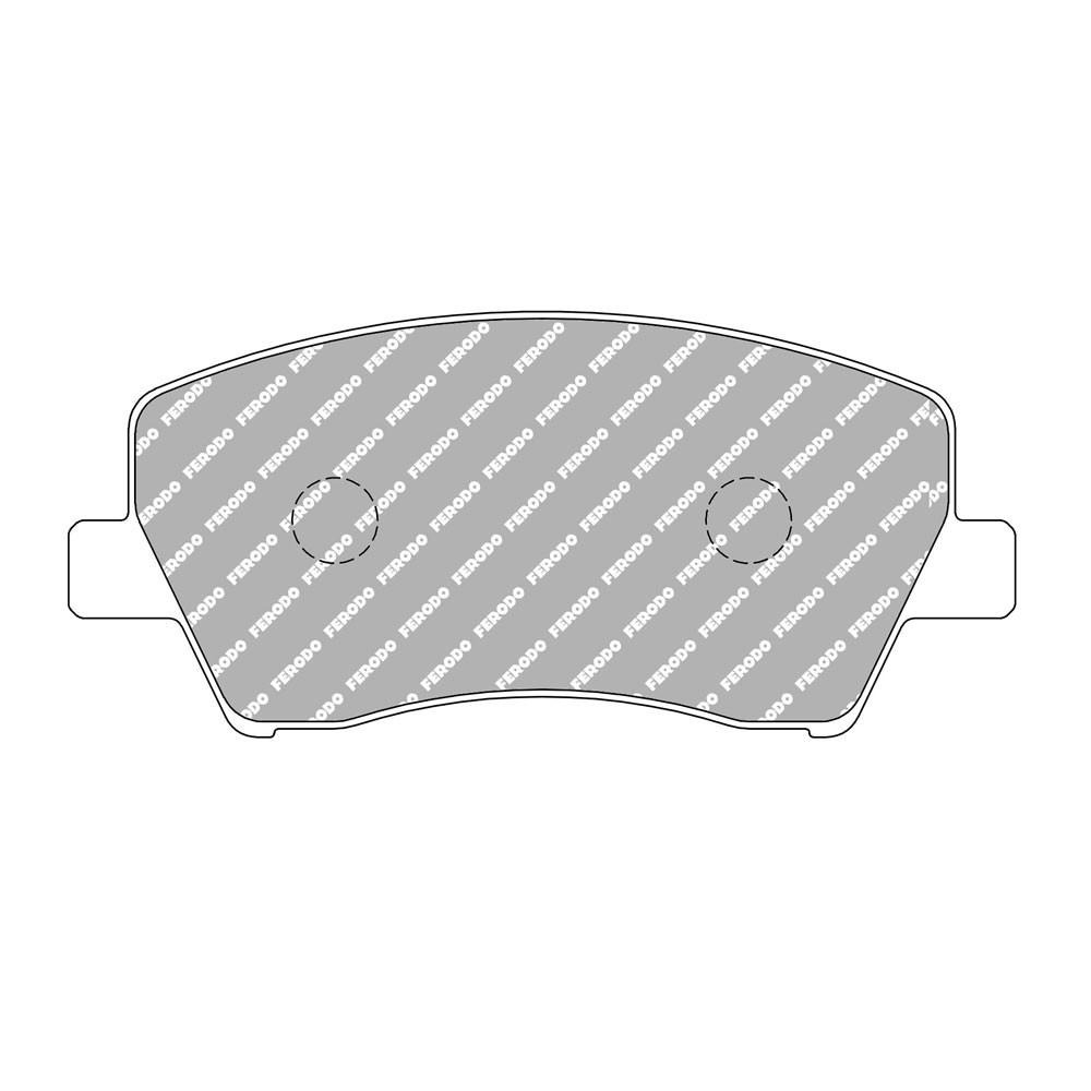 Pastilhas de travão Ferodo DS3.12 dianteiras Renault Clio 5 RallyArray