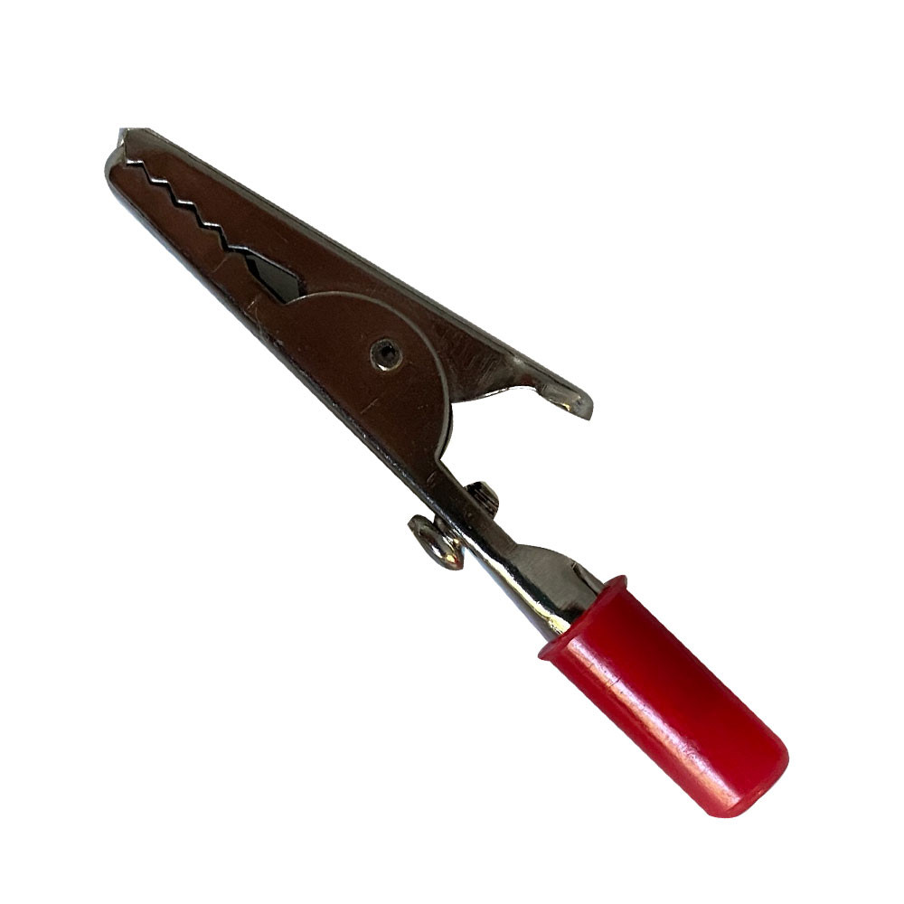 Pinza cocodrilo rojaArray