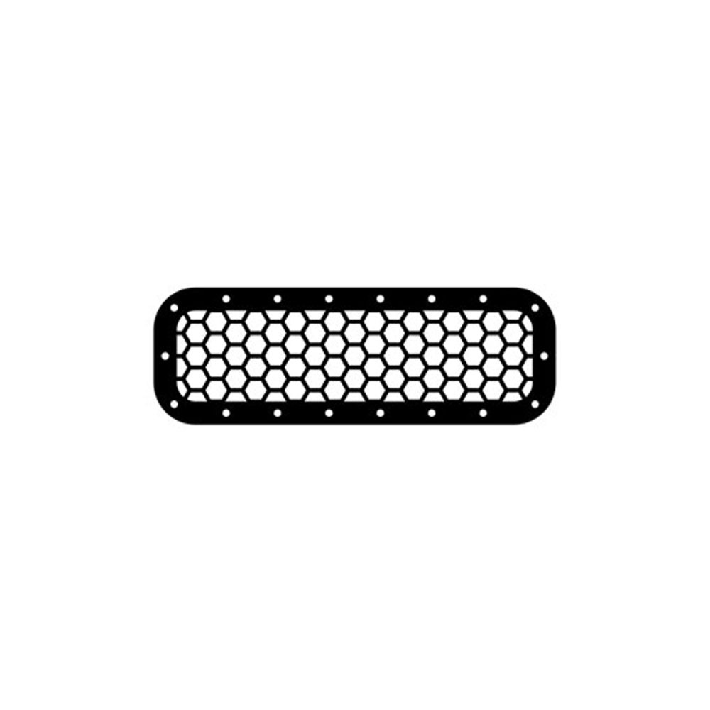 Grelha de proteção Revotec 211x72mm anodizada a pretoArray