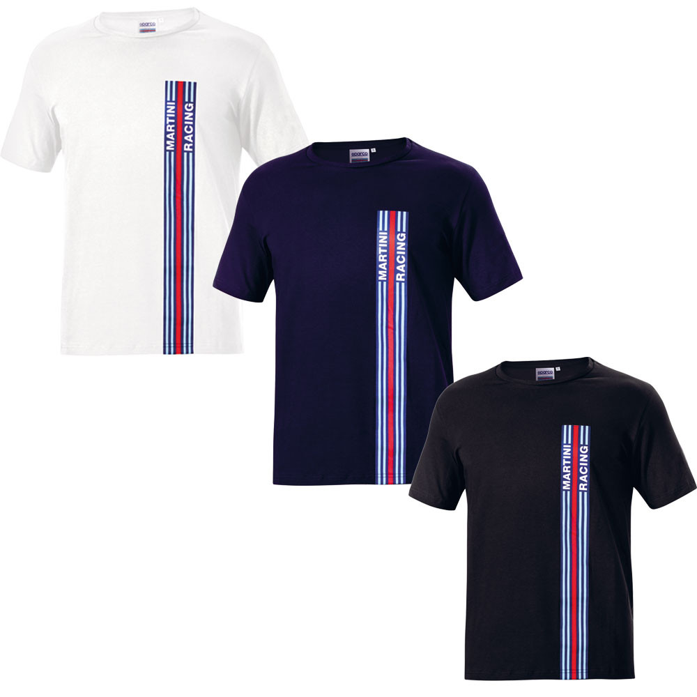 Camiseta Sparco Martini Racing con rayaArray
