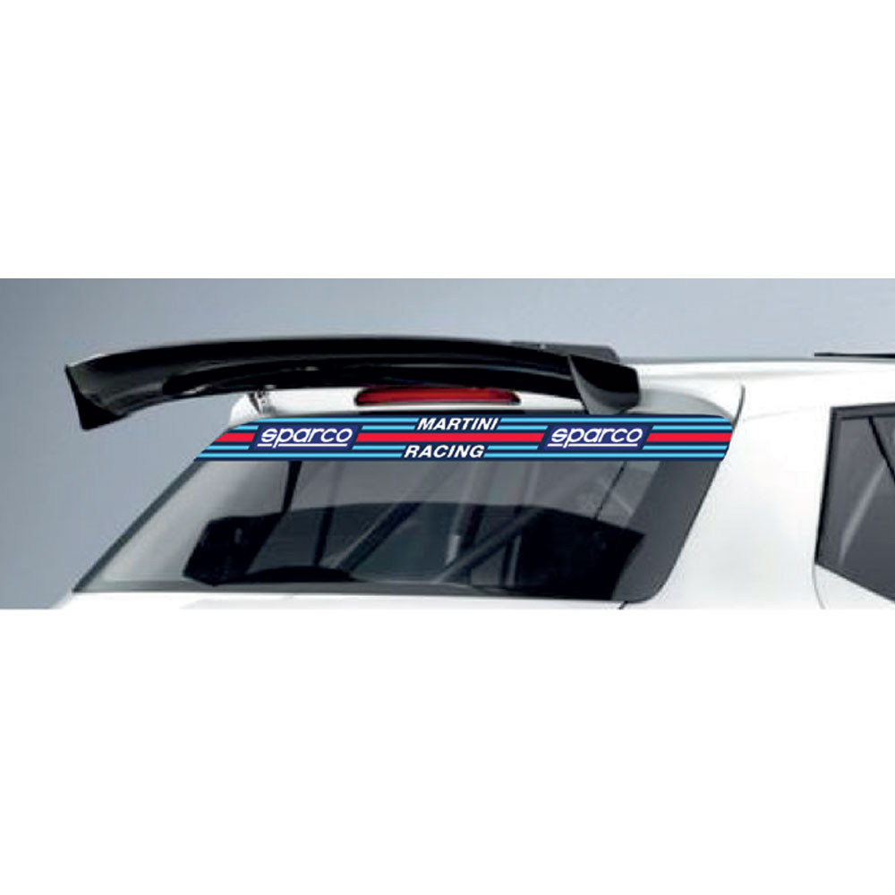 Parasol Sparco ventana trasera Martini RacingArray