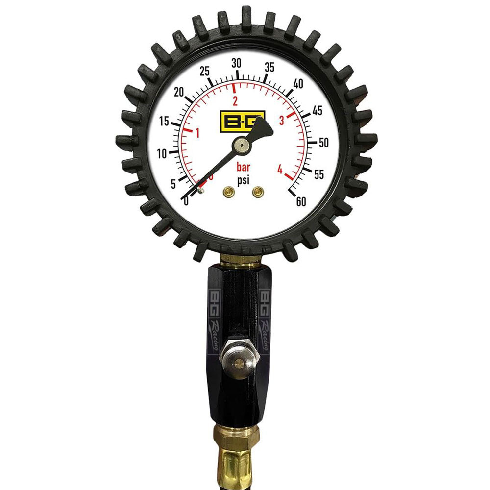 Manómetro de pressão dos pneus BG-Racing 0-60psi/0-4barArray