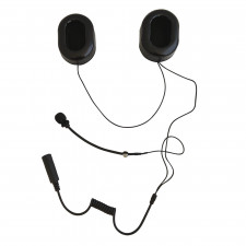 Kit microfone/altifalante GT2i para capacete a jato com protectores auriculares
