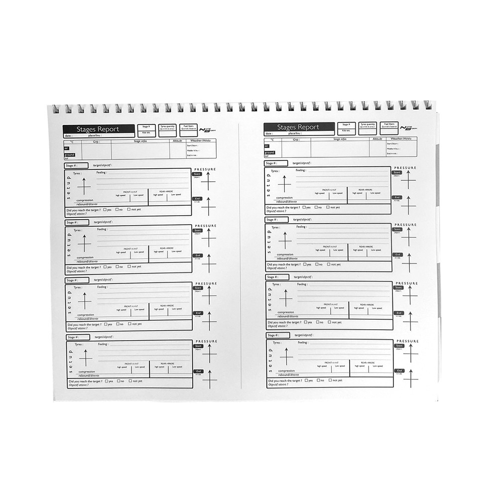 Cuaderno de Notas para Rally GT2iArray