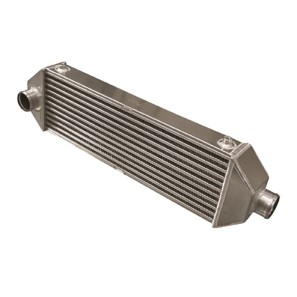 Intercooler universal FORGE Tipo 07 - 1 conexión frontal y 1 lateral centrada - 665x115x200mmArray