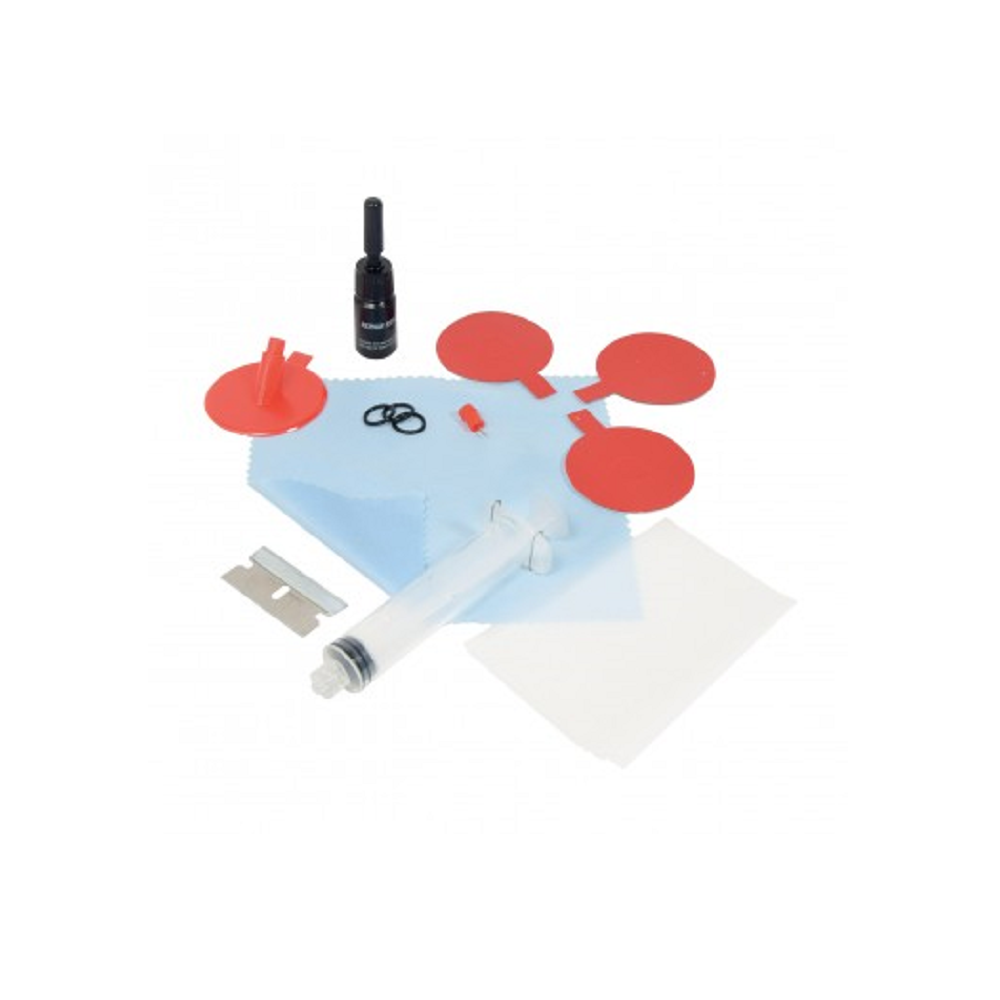 Kit profissional de reparação de para-brisas - 17 peçasArray