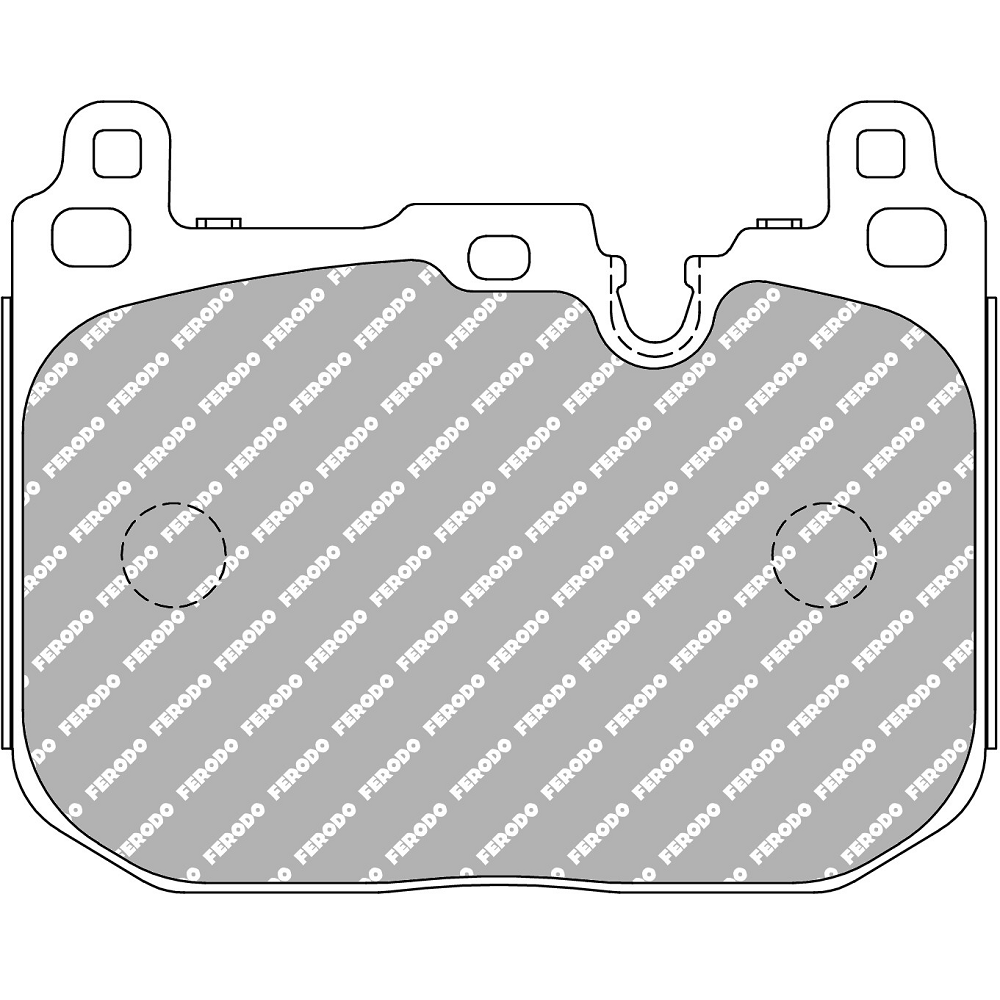 Pastilhas de travão dianteiras Ferodo DS3.12 para BMW Série 1 114 d 10.12 - Pinça BremboArray