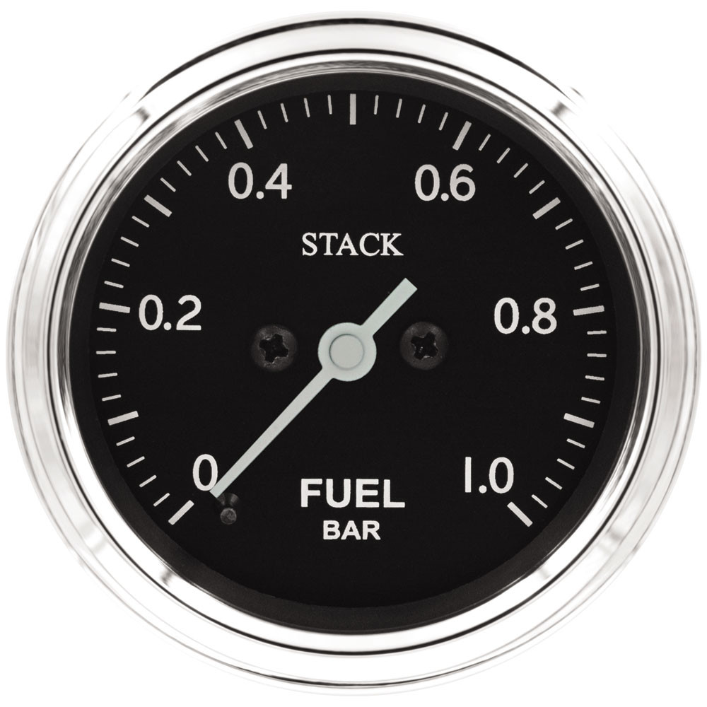 Manómetro Stack Classic 52mm manómetro de gasolina 0-1b elétricoArray